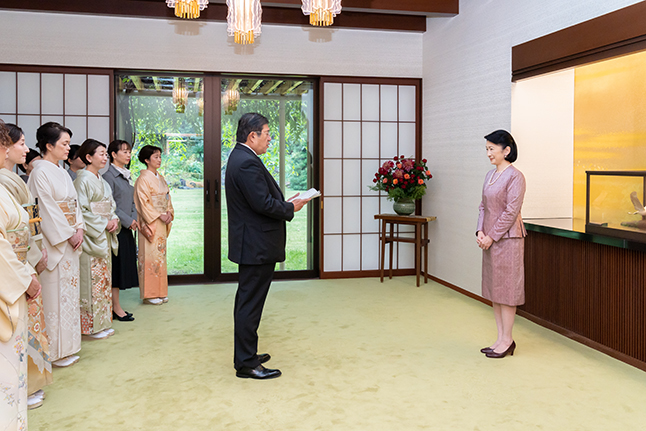 ご接見 写真（挨拶）