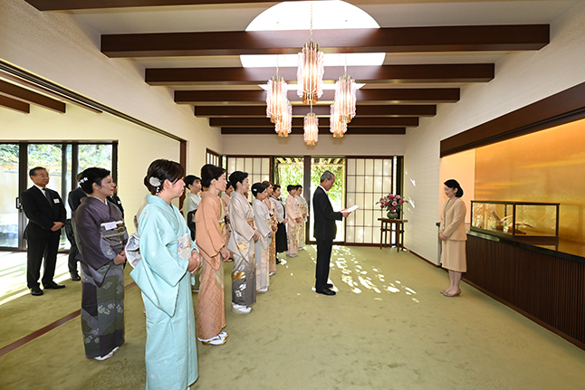 ご接見の様子