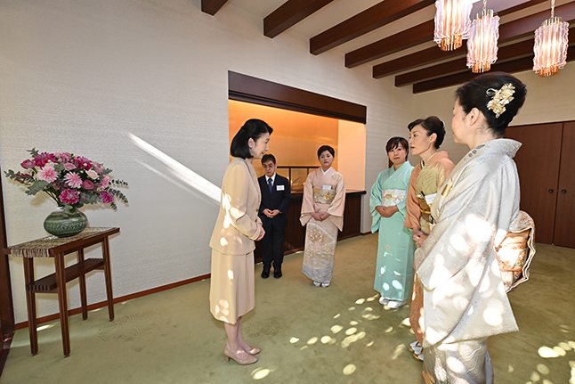 ご接見の様子
