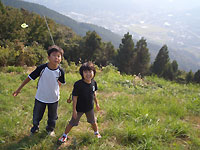 去年子どもたちと山登りで 1